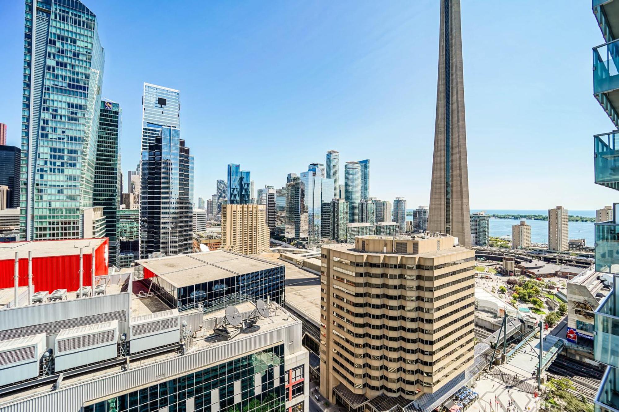 Chol Furnished Suites Heart Of Downtown Toronto, 2 Beds, Free Parking, Cn Tower View Экстерьер фото